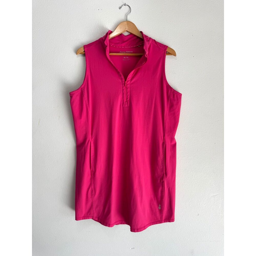Tommy Bahama Island zone dress outdoor beach vacation stretch comfy women XL